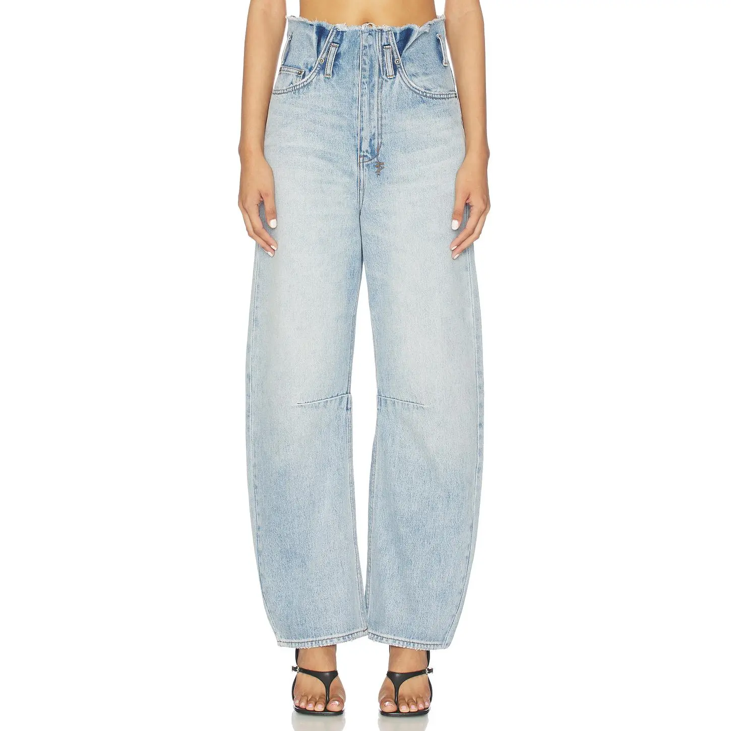 Ksubi Cutoff Hi Barrel in Denim Ksubi Cutoff Hi Barrel in Denim