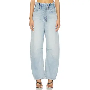 Ksubi Cutoff Hi Barrel in Denim