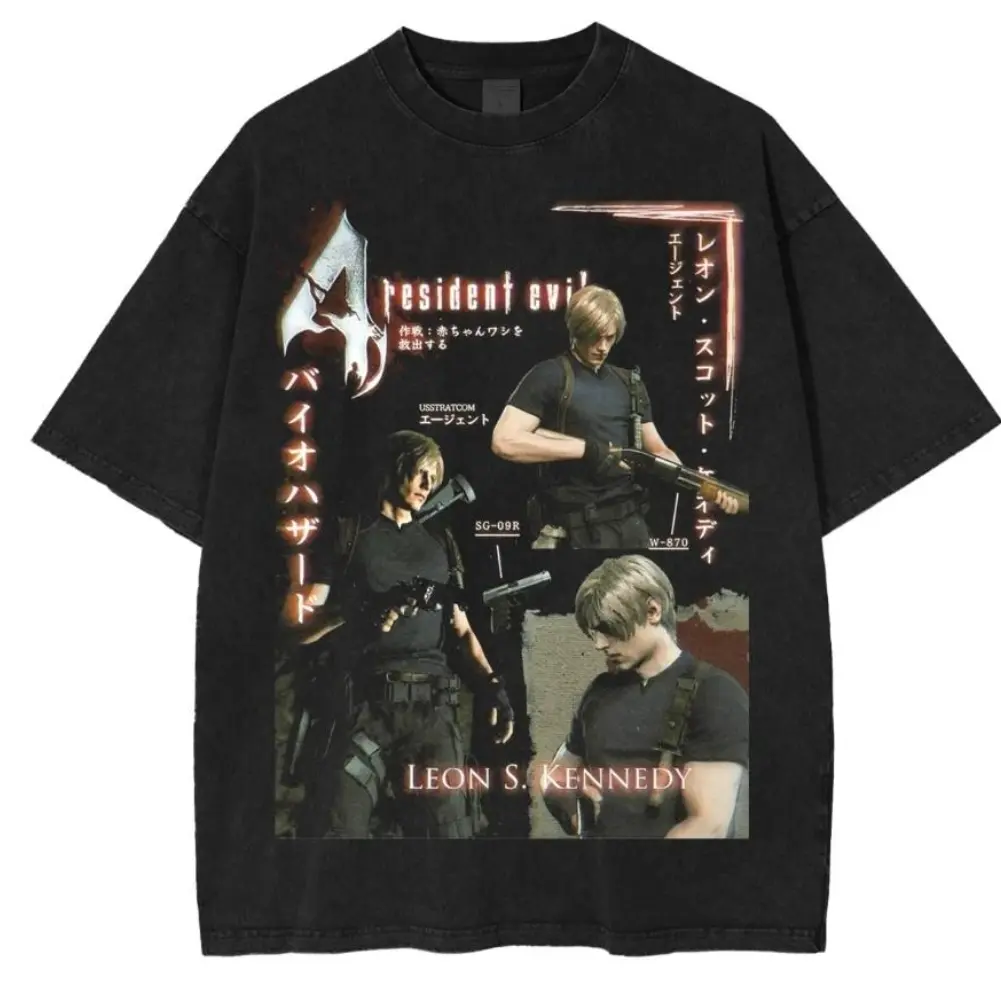 Vintage Resident Evil Requiem shirt, Leon S Kennedy, Gift For Women and Man Unisex