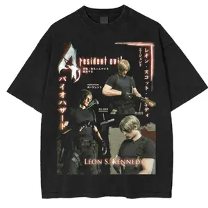 Vintage Resident Evil Requiem shirt, Leon S Kennedy, Gift For Women and Man Unisex