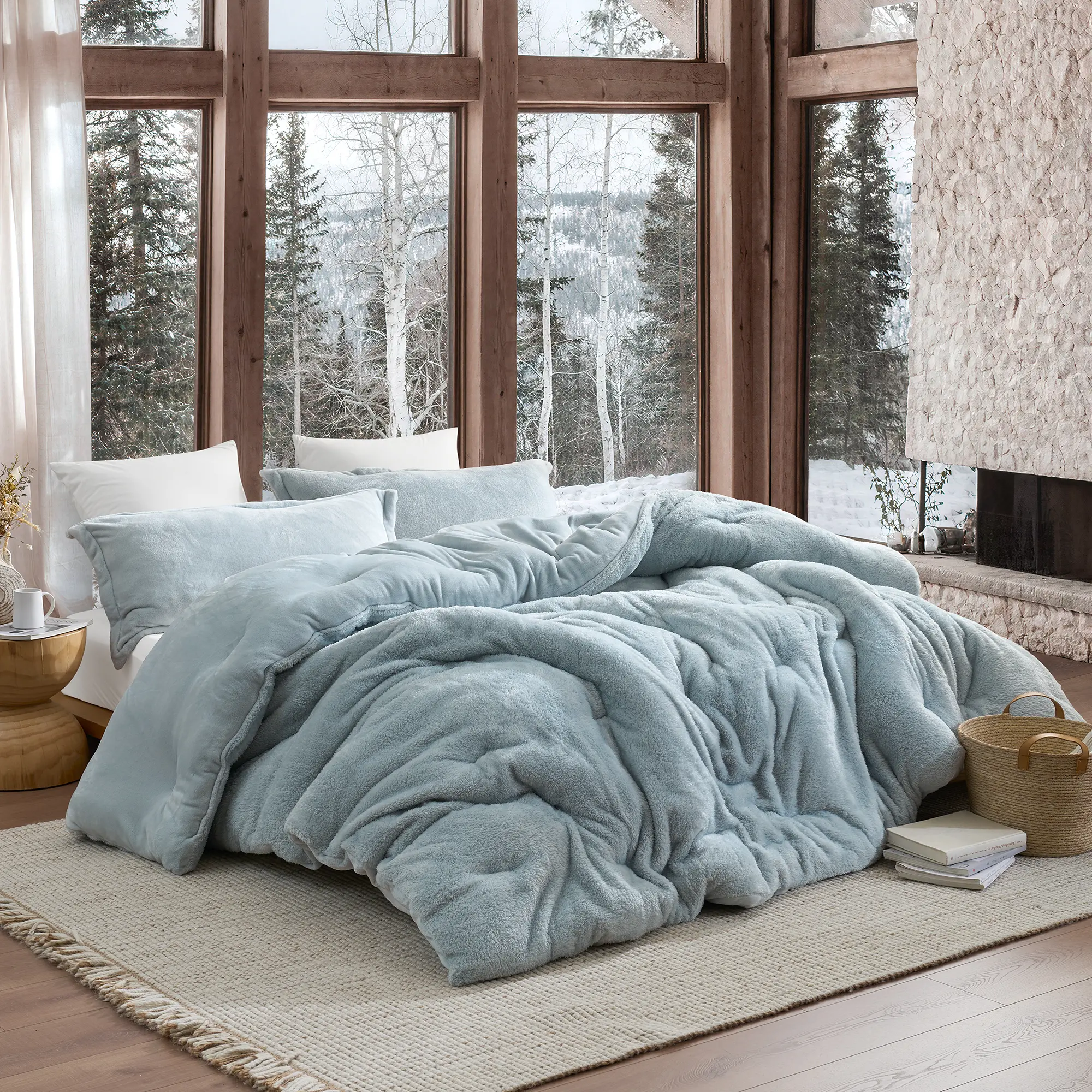 Dam Bae, She Thick - Coma Inducer Oversized Comforter Set - Icecap Gray
