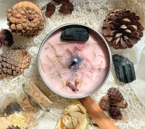 Grounding Crystal Candle