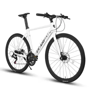 A28314 700C Road Bike, 14-Speed Disc Brakes Outdoor Bike, Light Weight Aluminum Frame ,Racing Bike City Commuting Road Bicycle for Men Women