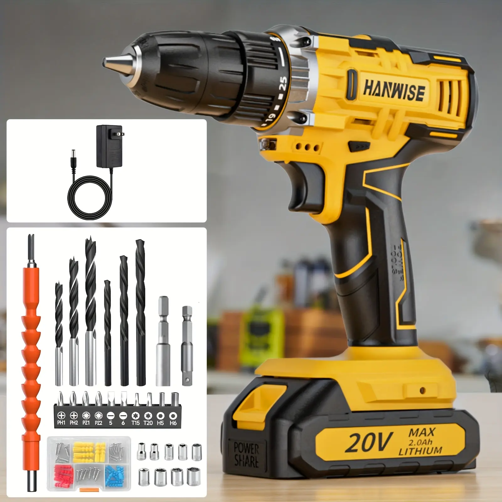 20V Drill Set+1*Battery