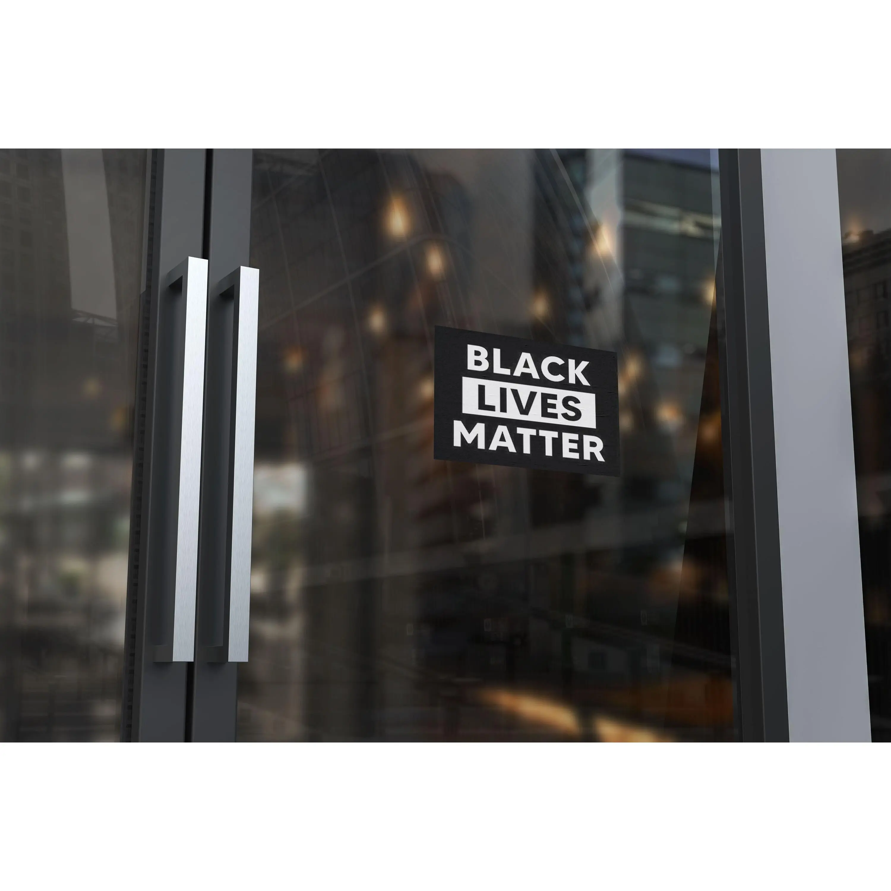 Black Lives Matter Vinyl Decal BLM 8mil Window Decal