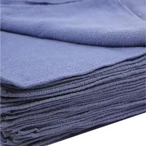 50-Piece Huck Towels Blue - 16"x 24", 100% Cotton, Super Absorbent, Low Lint Cleaning Household Lightweight Window