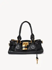 Women's Uni Padddington Bag, Stylish Top Handle Tote Bag with Lock, Luxurious Design Shoulder Bags for Women Elegance