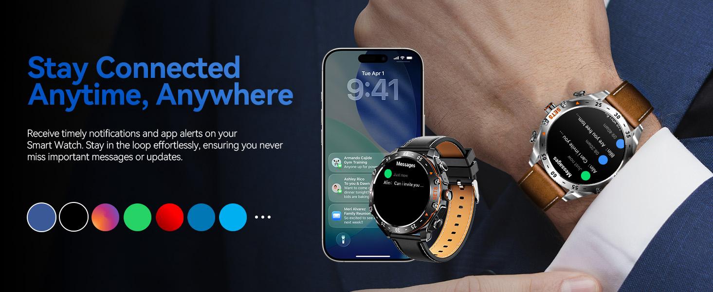 Smart Watch with Earbuds for Men, 2 in 1 Wireless Call Smart Watch, IP67 Waterproof Multifunctional Watch with 100+ Sports Modes, Massive Dials & Practical Functions, Notification Sync, Compatible with iOS Android, Gifts for Men Dad Husband