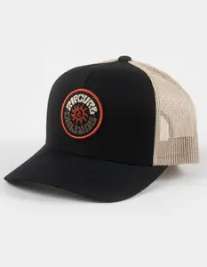 RIP CURL  Mens Custom Curve Trucker Hat, Black  &  Multicolor