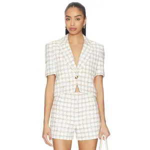 Veronica Beard Montenegro Jacket in Ecru Multi