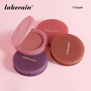 Bouncy Blush, High Pigment Soft Blush, Blends Like a Cream, Matte Finish, Blush Makeup Cosmetic Gifts, Portable Cream-Based Cosmetic