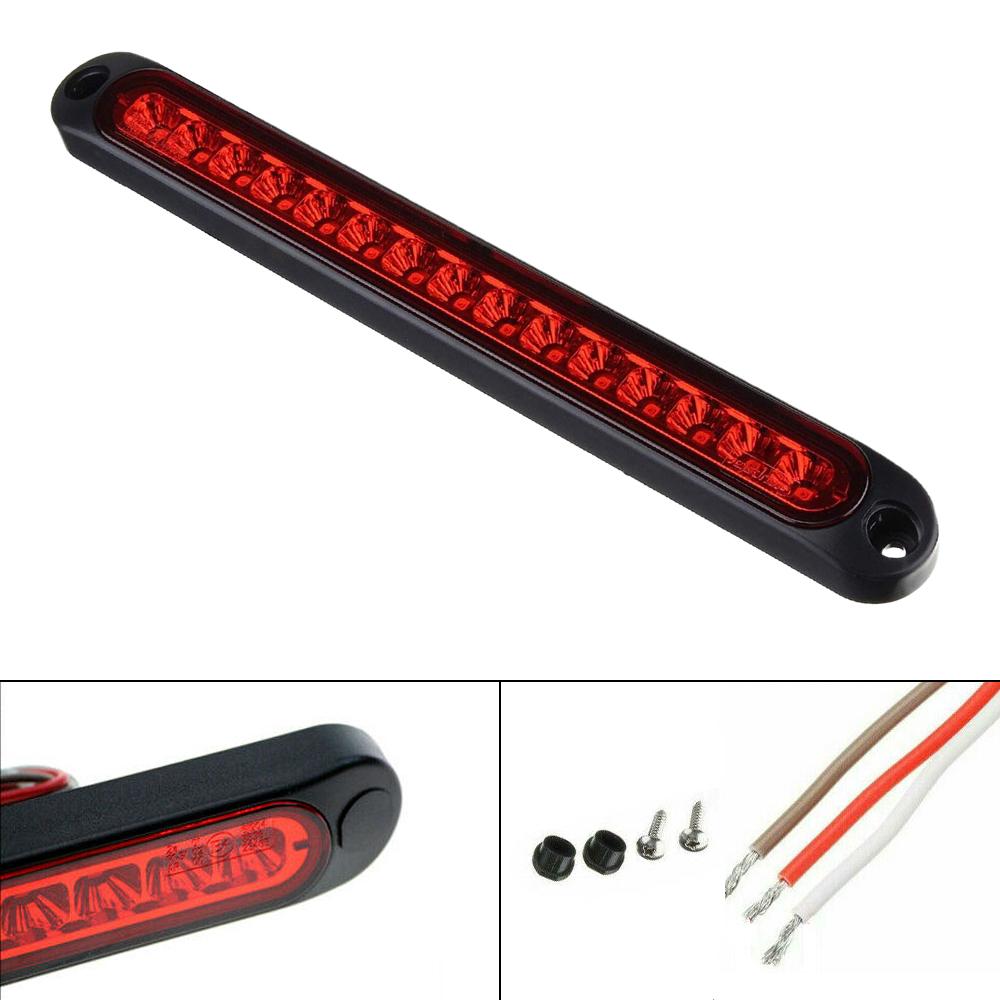 LED 12V Universal High Car Mount 3rd Third Brake Stop Rear Tail Light Red New