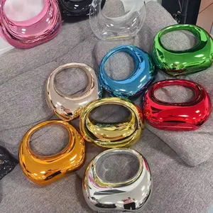 Half Moon Bags - Colorful Mirror Finish Handbags for Women Stylish Versatile Perfect for Any Occasion in Vibrant Colors