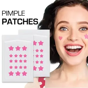 Acne Pimple Patches Hydrocolloid, Cute Stars, 36pcs, Pimples Zit Remover, Starface Stickers, Single Item, Non-Flammable