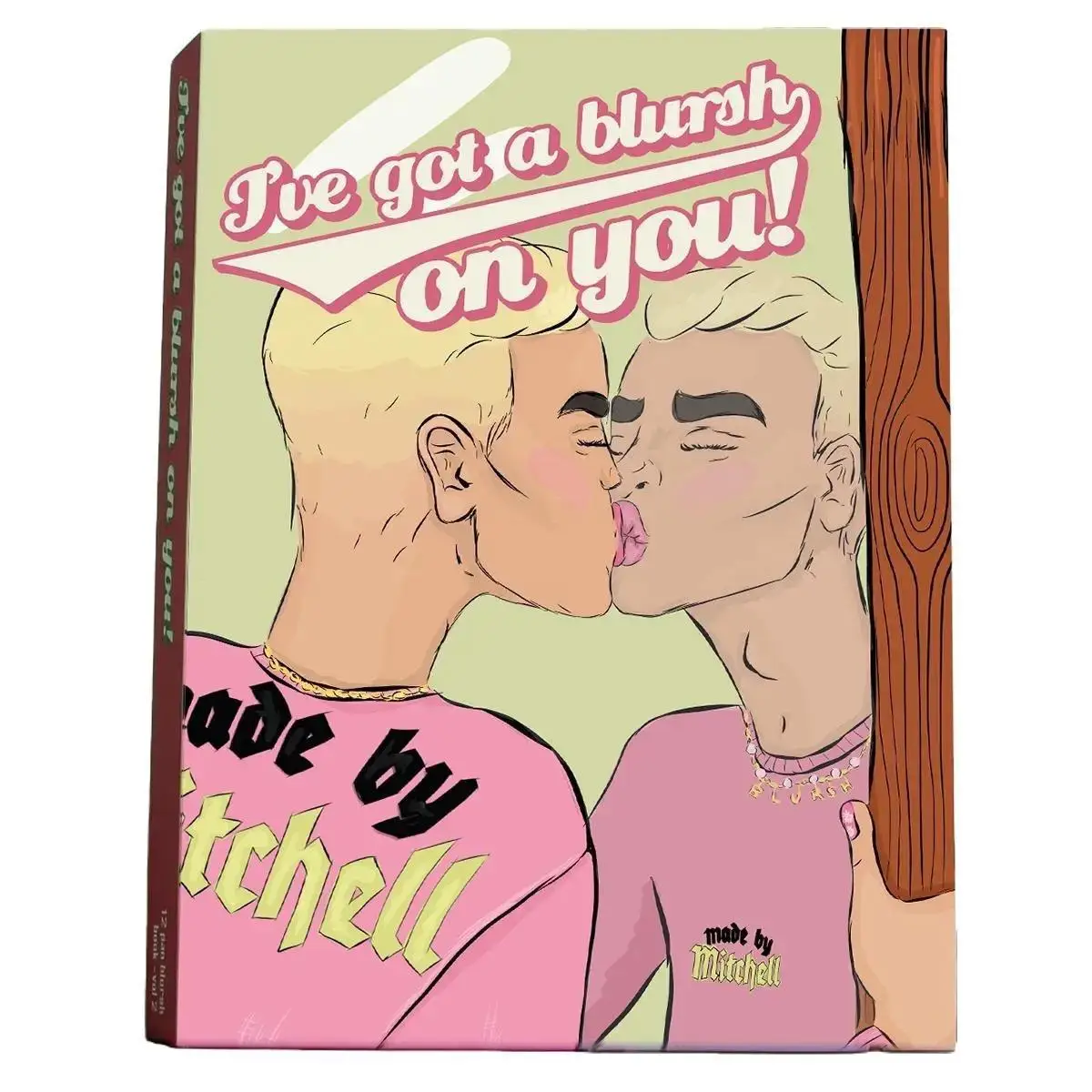 Blush Palette Book - Made By Mitchell, Long Lasting Blush Palette, Multi-use Blush, Festival Gift Birthday Gift