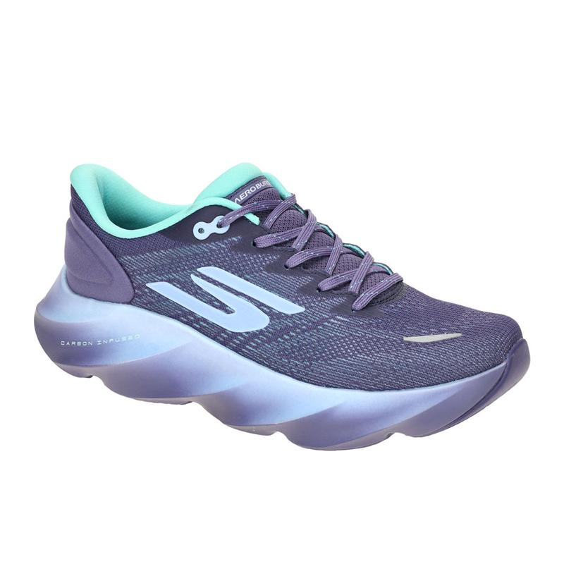 Skechers Womens Aero Burst Performance Running Sneakers Shoes - Purple