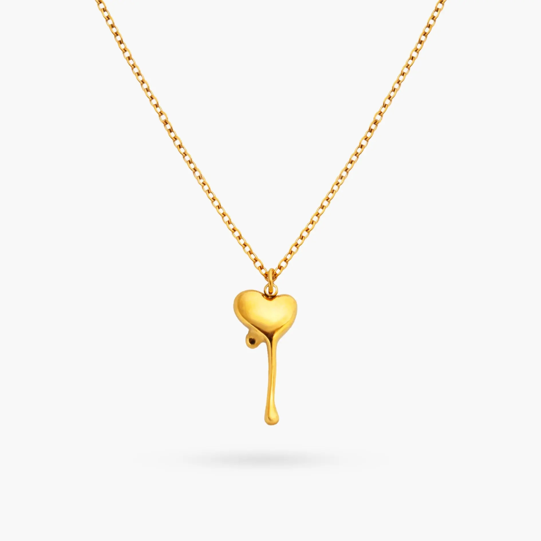 The Melt Your Heart Gold Necklace