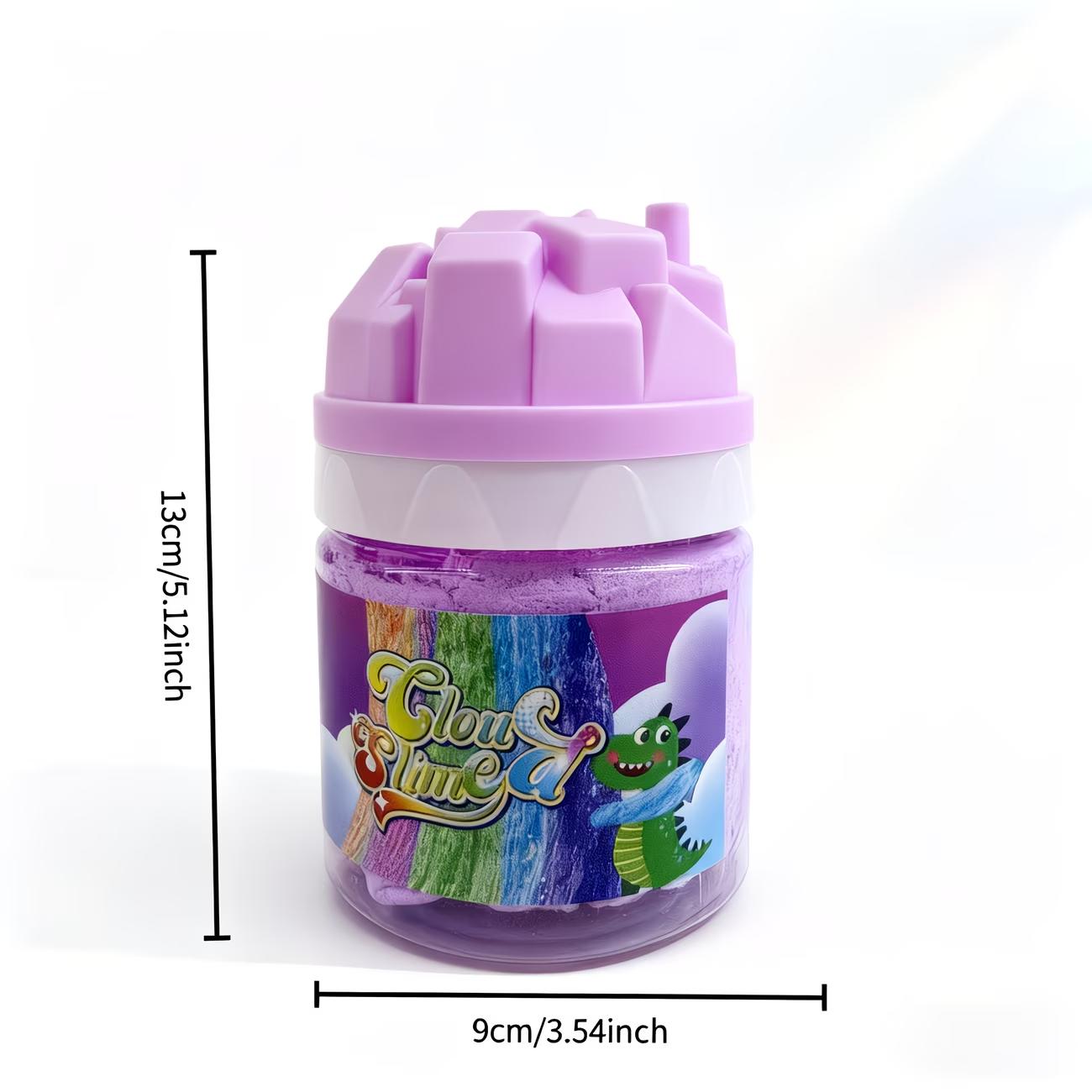 Magic Fluffy Cloud Slime Kit! Smooth, stretchy and mess-free sensory clay with container. A relaxing DIY toy for children, ideal as party supplies, Easter stuffers and wonderful Christmas & holiday presents.