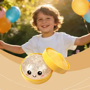 Transparent Pearl Color Dumpling Stress Relief Toy, Realistic Creative Cute Design, Fun and Relaxing Gift for All Ages, Decompression Squeeze, Stress Relief Fidgeting