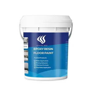 Shengwei Epoxy Floor Paint Kit – Waterproof Self-Leveling Non-Slip Garage & Concrete Floor Coating, Heavy Duty Scratch Resistant Finish High Gloss Sealant