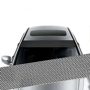 Car Sunshade Sticker, Auto Front Windshield Banner Vinyl Film, Rear Gear Sunshade Decorative Decals Sticker, Car Decorative Sticker for Most Car, Vehicle, Cover, Windscreen Shade Cover