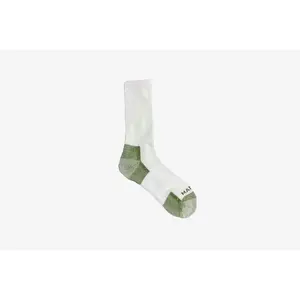 Manor "Performance Crew Sock" -  White / Action Green