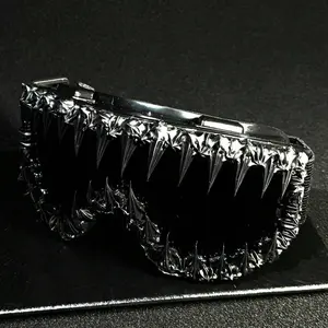 Ultimate Men's Ski Goggles Italian UV400 Anti-Fog Double-Layer White serrated ski goggles