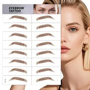 1 Piece Eyebrow Tattoo Sticker, Wholesale 6D Eyebrow Sticker, Simulated Tattoo, Semi-Waterproof, Contemporary Style, Beauty Accessory, Tattoo Paper
