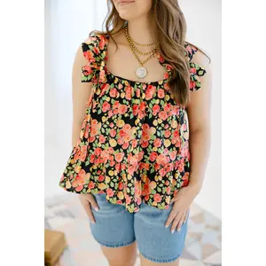 Clover Floral Tank