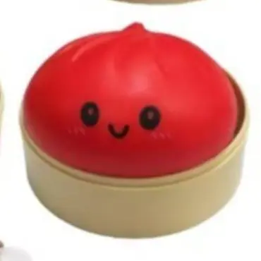 red expression big bun + steamer