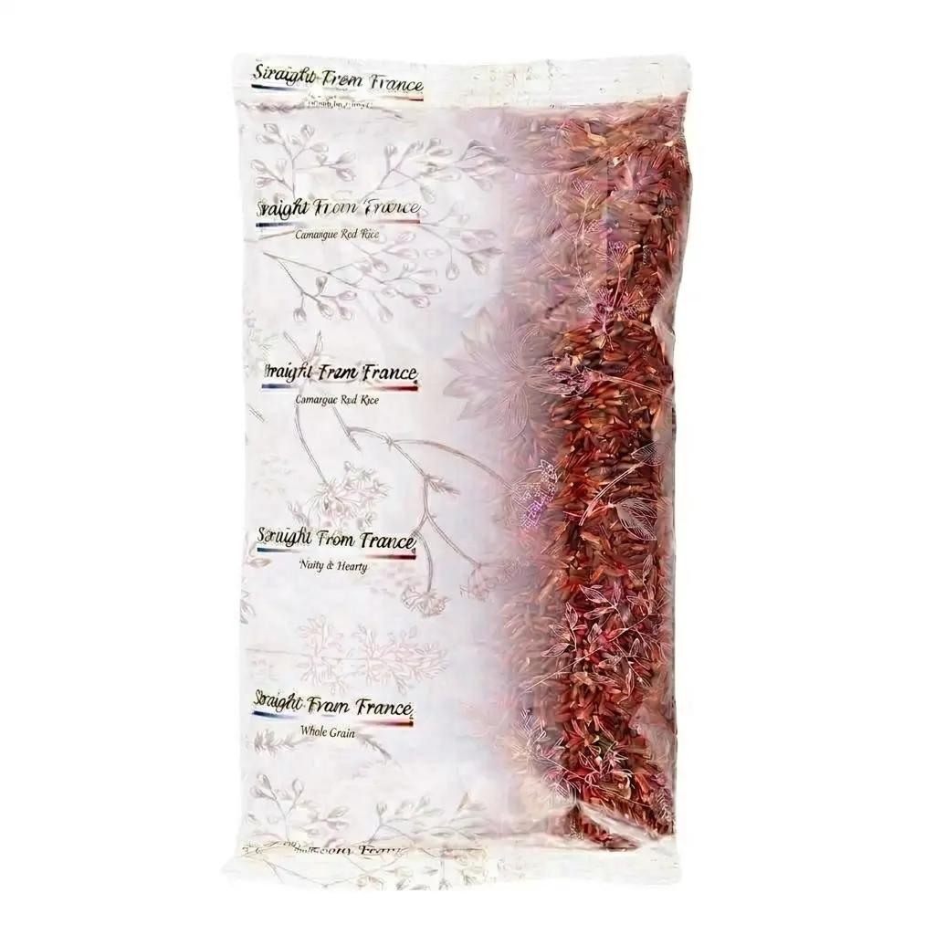 Straight from France Genuinely French Camargue Red Rice, 30oz, Non-GMO Certified, Gluten-Free Parboiled High-Antioxidant Whole Grain, Nutty Fiber-Rich Alternative to Brown Rice & Italian Farro, High Antioxidants, Nuttiness, Vitamin, High Fiber, A Good Sou