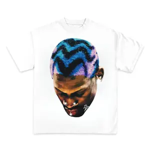 Rodman Waves Graphic T Shirt, Rap Tee Streetwear Hip Hop Band Graphic Merch 90S Y2K, Unisex Graphic Tees Gothic Grunge Y2K Emo Scene Amity Affliction Style Clothes Menswear Womenswear Streetwear