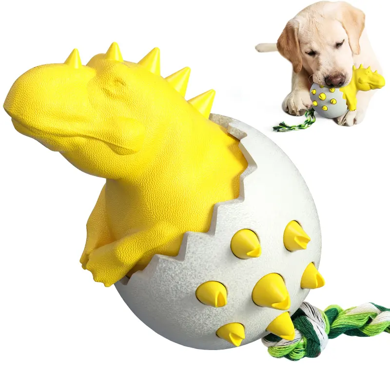 Dog Toy Teething Toys Dinosaur Eggs Dog Teething Toys fengshui ornament heal stone silk  flowers bouquet fake home garden wooden  piggy  bank creative small gift church easter egg coin whimsical  decor