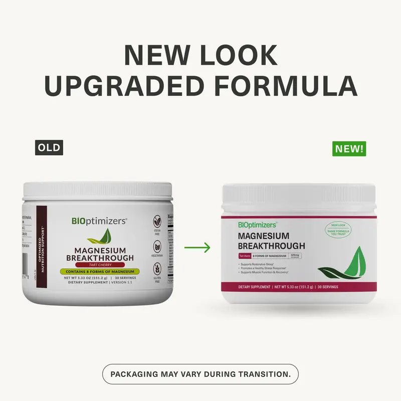 BiOptimizers Magnesium Breakthrough Drink – 8 Forms of Magnesium + Electrolytes, Powder for Sleep, Hydration & Recovery, 365-Day Guarantee