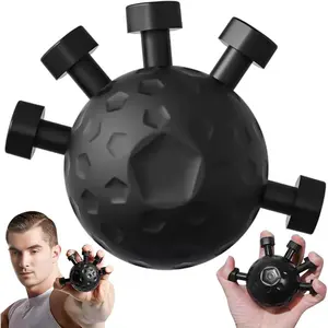 Trendy Multi-Node Massage Ball Textured Surface with Ergonomic Nodes Portable Deep Tissue Massager for Men and Women Ideal for Post-Workout Recovery Muscle Tension Relief and Hand Massage - Fitness Equipment