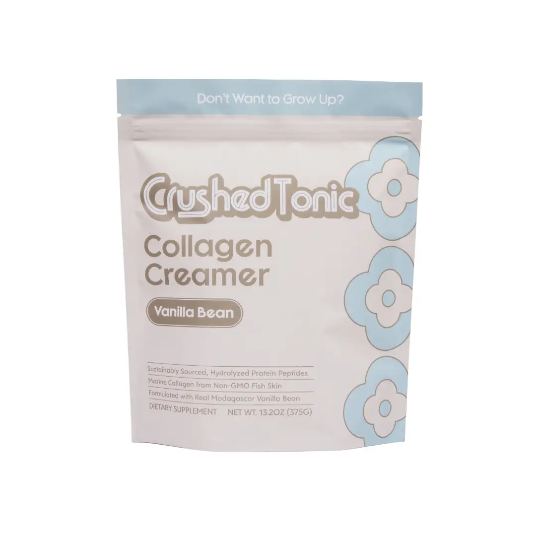 Vanilla Bean Collagen Creamer - Hydrolyzed Halal & Kosher Collagen - for Glowing Skin, Hair & Health - Gluten Free GMO Free Skin Care Hair & Nail Care