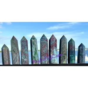 Wholesale Lot 2 Lbs Natural Ruby Kyanite Obelisk Tower Point Crystal Healing Energy