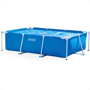 Intex 9.8-ft x 6.5-ft x 28.8-in Metal frame Rectangle Above-Ground Pool