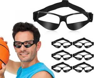 7 Pack of Basketball Dribbling Goggles，Basketball Training,Aid Training Equipment for Improving Court Vision，Adjustable Basketball Sports Training Glasses，Improves Ball Handling JETOLAKQ