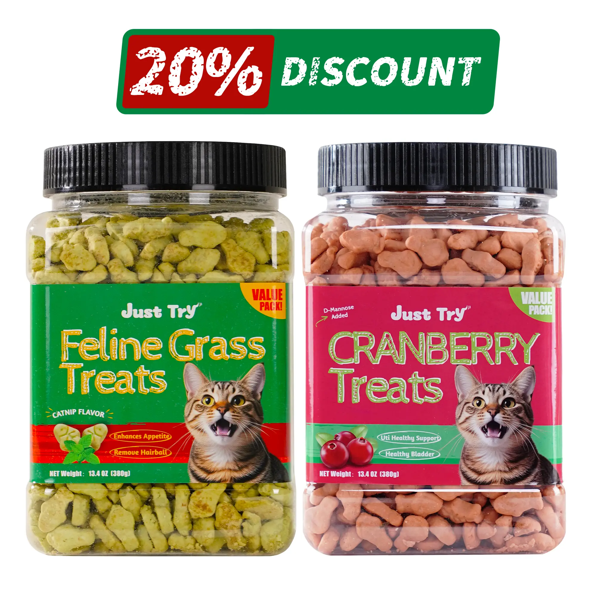 Cat grass*1 & Cranberry*1