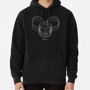 Deadmau5 X Meta Threads Essential Sweatshirt Hoodie - Halloween Graphic Tee, Perfect for EDM and Horror Fans, Spooky Stylish Design, Ideal Parties