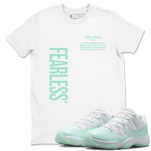 Unisex T-shirt to match Jordan 11 Igloo - Fearless Definition. 100% Cotton for Casual Wear. Comfortable Summer Unisex T-Shirt to match Jordan Sneaker. Streetwear Style. urban outfitters