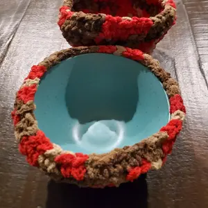 Crochet Bowl Cozy Handmade Tableware