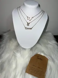 Zodiac original necklace fabric