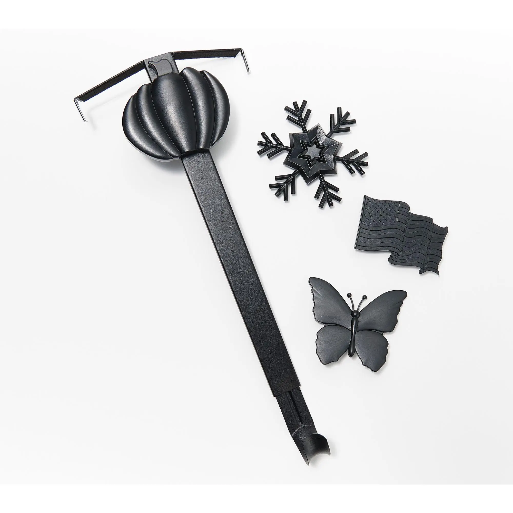 Haute Decor Adjustable Wreath Hanger with 4 Icons