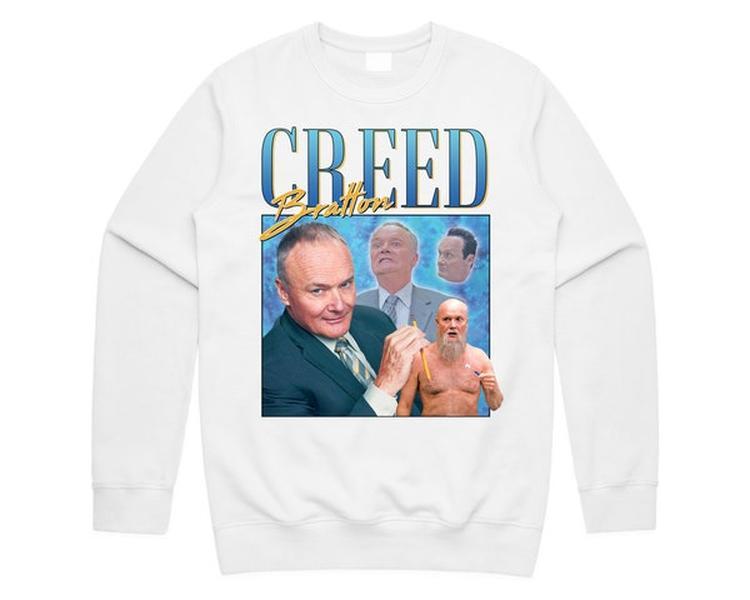Creed Bratton Homage Jumper Sweater Sweatshirt US Office Retro 90's Biznus Boboddy Funny Gift