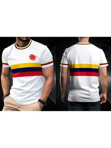 Men’s White Soccer Jersey – Breathable Minimalist Lightweight Durable, Ideal for Year-Round Training, Matches, Team Sports, Gym & Running Enthusiasts