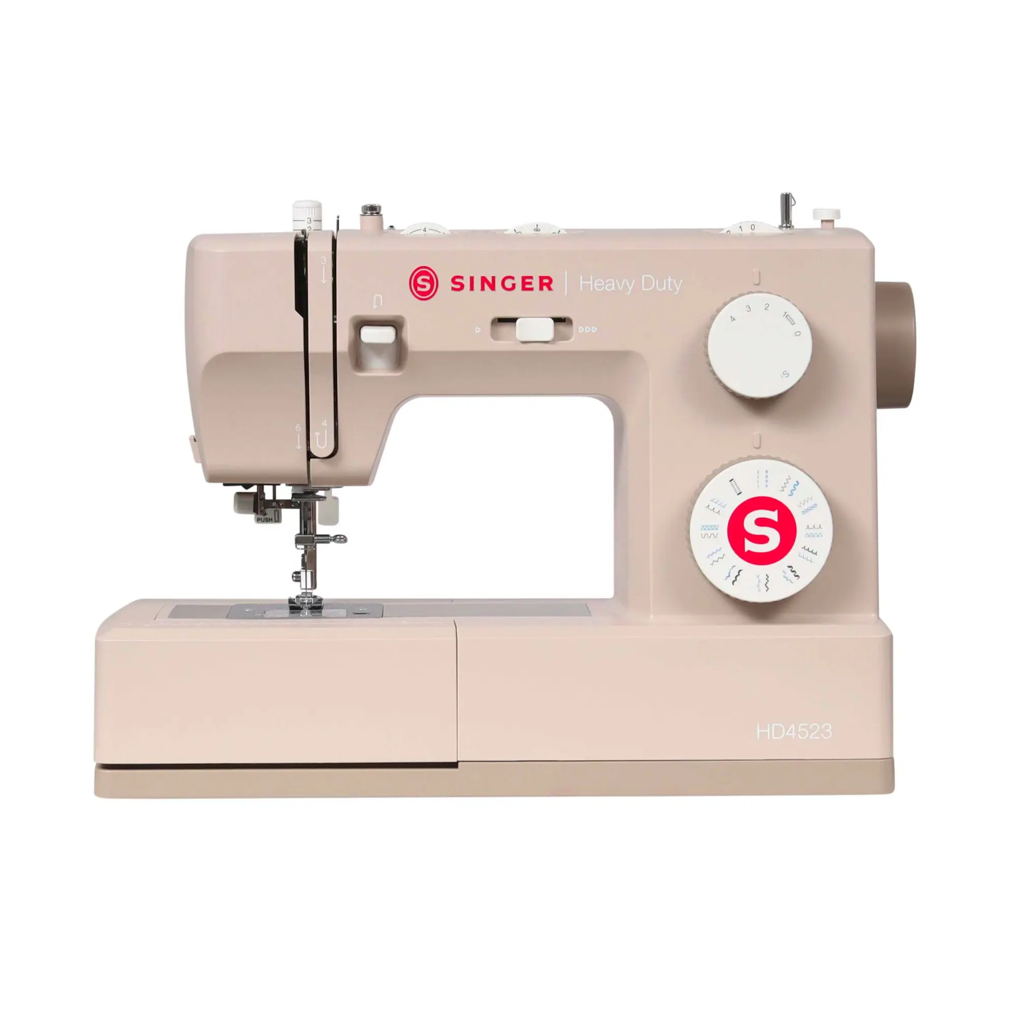 SINGER Next Evolution 4523 Heavy-Duty Sewing Machine with Speed Control (Beige)