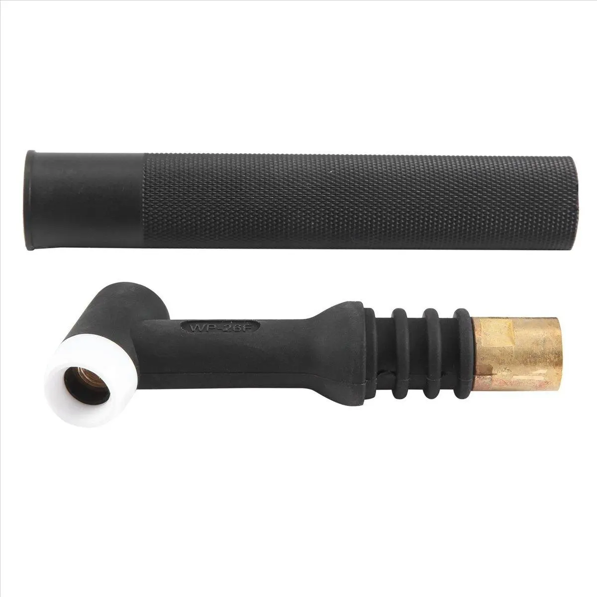 250A Rating Gas-Cooled WP-26F/SR-26F TIG Welding Torch, Black Flexible Head Body Nozzle, 26 Series Welding Accessories for Outdoor Recreation Equipment