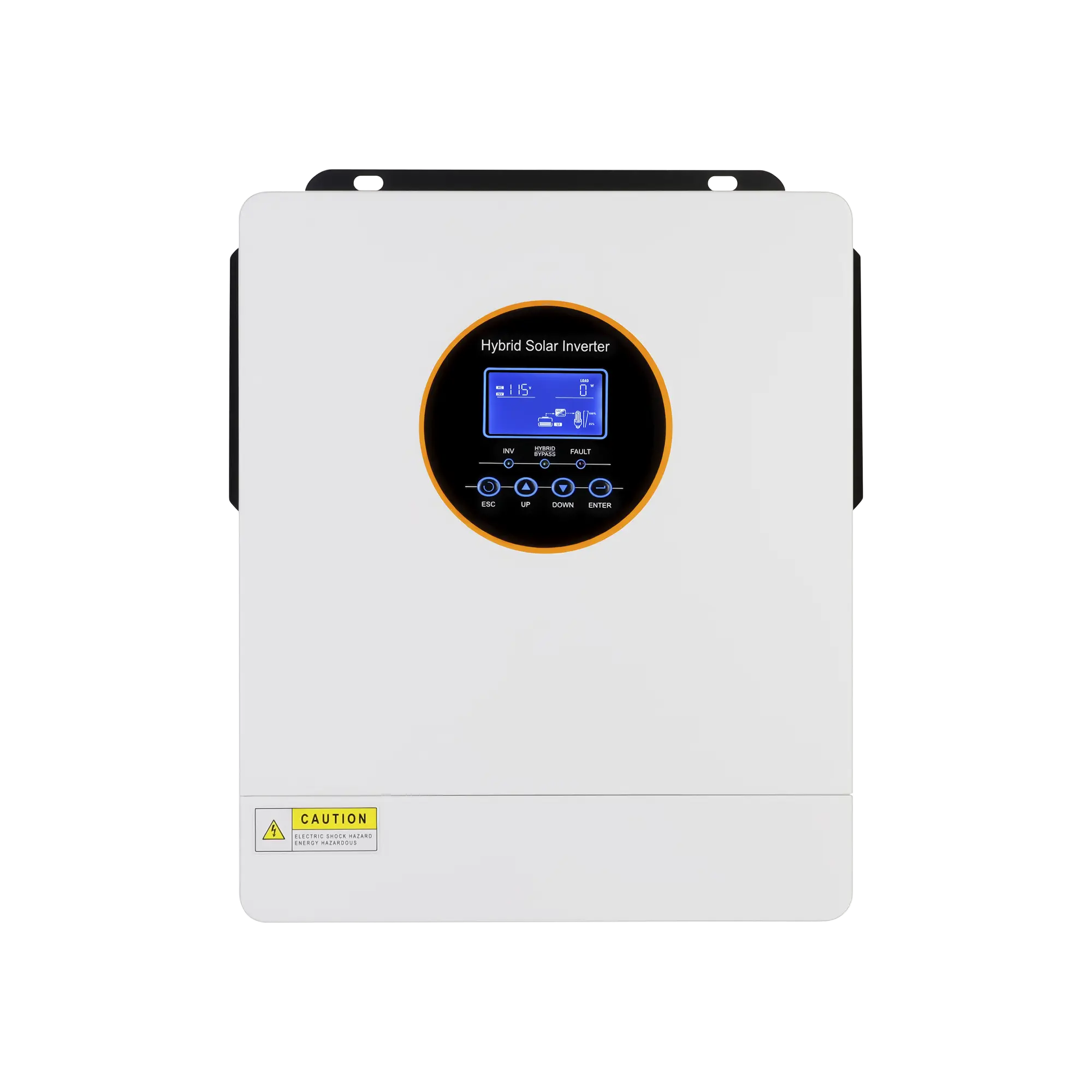 PowMr 6500W Output 48V Input Solar Hybrid Inverter - Split Phase 120V/240V, Built-in 100A MPPT Controller, 500V Max PV, Compatible with Flooded Lead-Acid, Vented Sealed Gel, Lithium Batteries, 360° Protection, Lcd, 100Vac